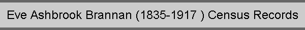 Eve Ashbrook Brannan (1835-1917 ) Census Records