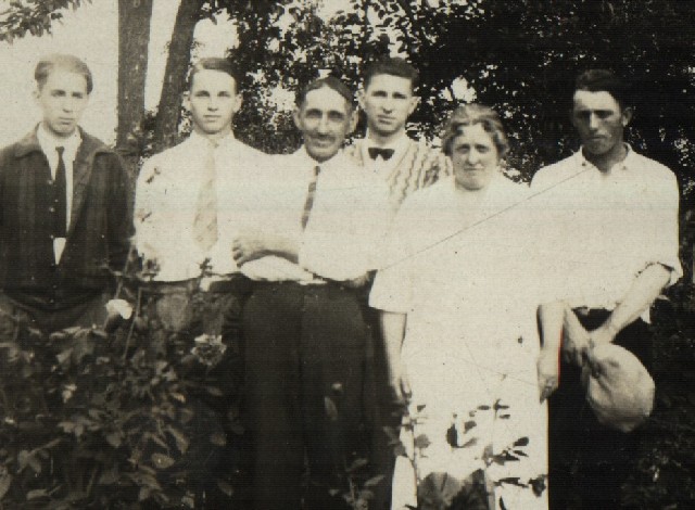 Harry and Ina McGranahan Brown with their Sons