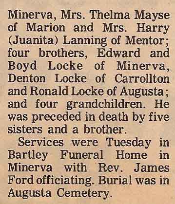 Don C. Locke, Sr. Obituary