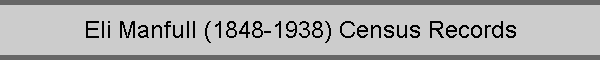 Eli Manfull (1848-1938) Census Records