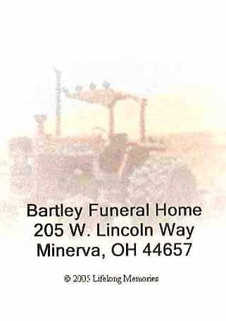 Christina Hiner Kinsey Ossler Funeral Card