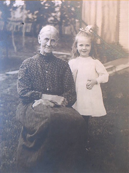 Loa E. Watson Owen with her Grandma Slack