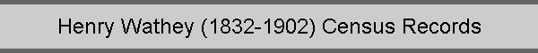 Henry Wathey (1832-1902) Census Records